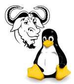 Gnu and pingu small